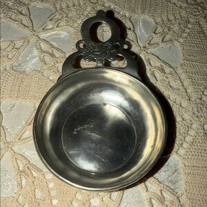 Pierre Deux Pewter Baby Bowl Porringer